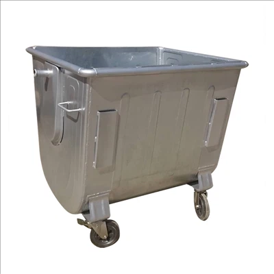 660L Edelstahl-Abfallbehälter