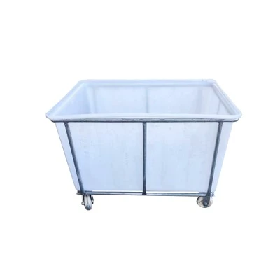 Kunststoff-Waschwagen mit Rädern zum Färben und Recycling